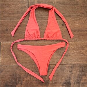 Skatie Coral Bikini Set